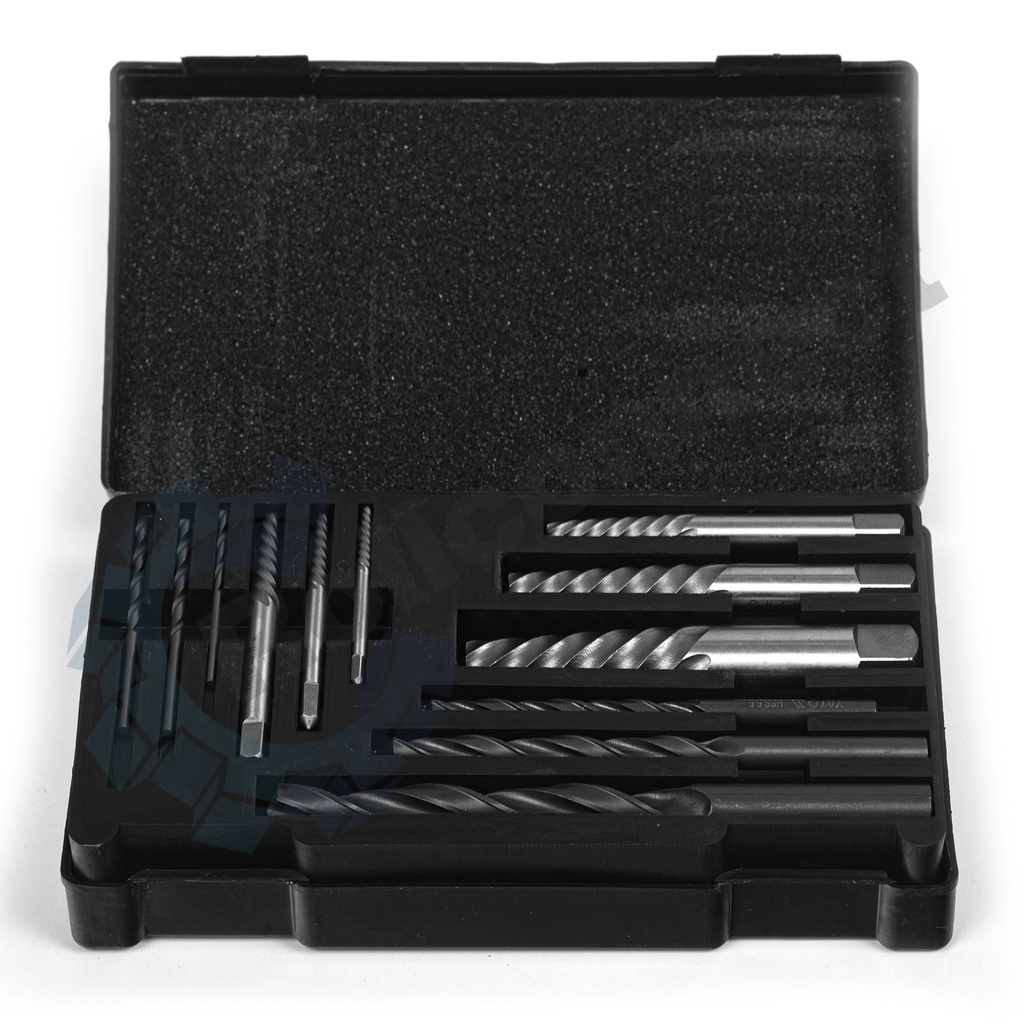 Set extractoare suruburi si burghie metal