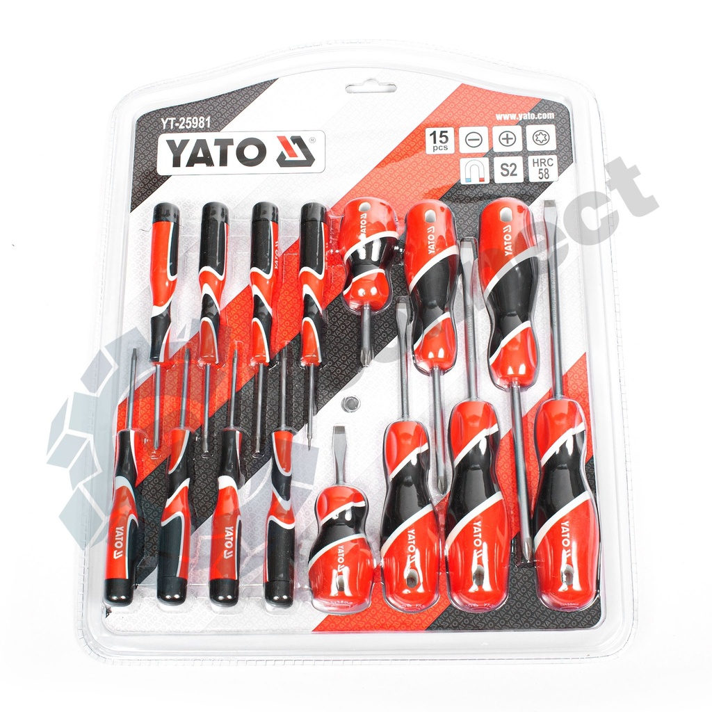 Set șurubelnițe 15 bucăți Yato