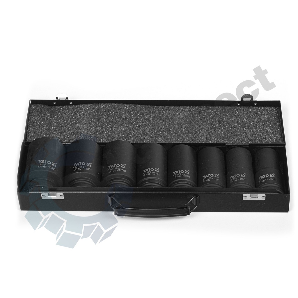 Set 8 chei tubulare impact, 22-41 mm 3/4 inch﻿
