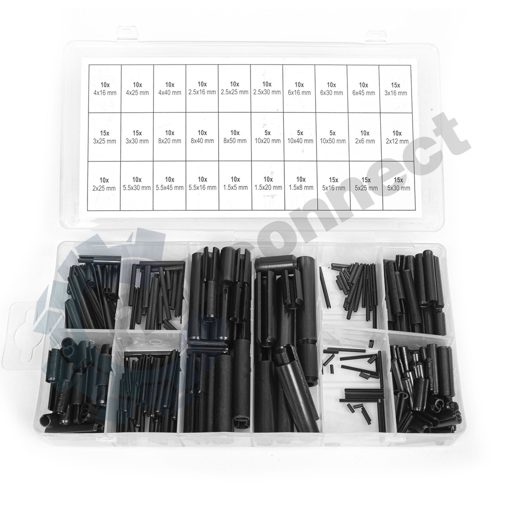 Set 315 splinturi elastice crestate