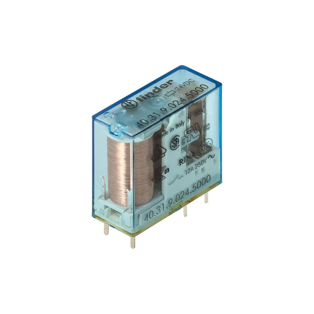 PCB/Plug-in rel.3,5mm.pinning 1CO 10A/24V DC/Agni+Au/wash tight 403190245001