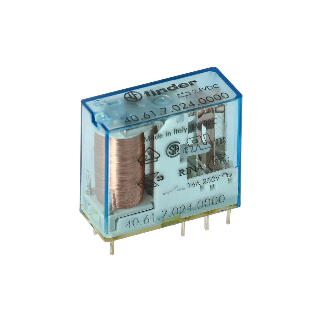 PCB/Releu modular 5mm.pinning 1CO 16A/12V DC SENS/AgSnO2 406170124000