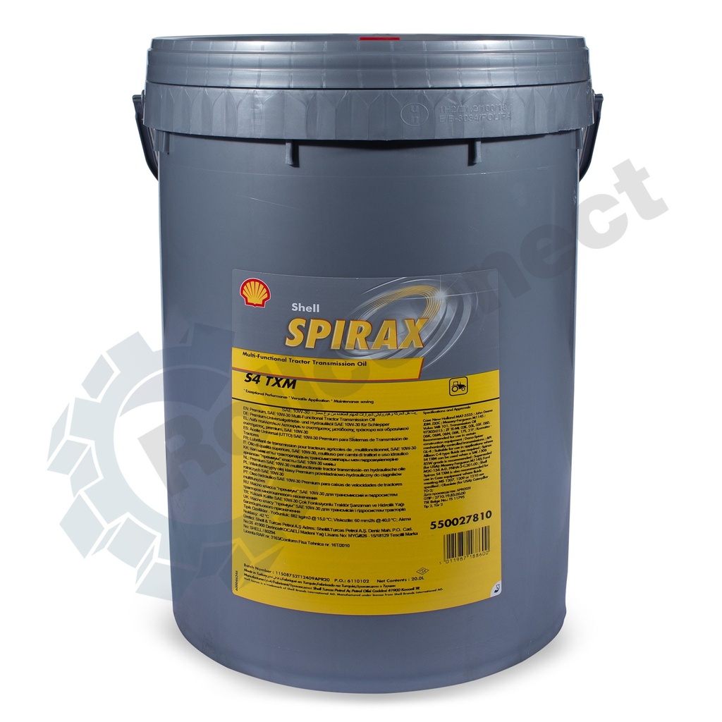 Ulei transmisie și hidraulic Shell Spirax S4 TXM 10W-30, 20L, UTTO