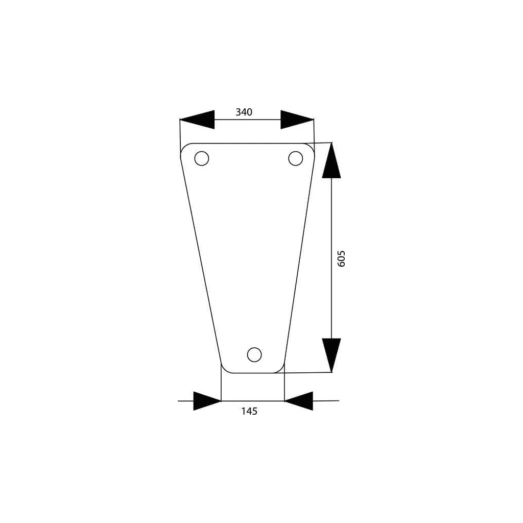 Parbriz inferior 4354067N
