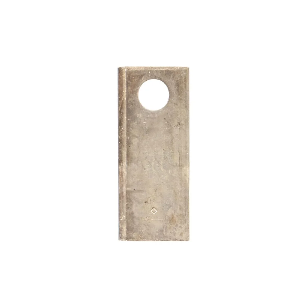 Lamă cositoare stânga 120x49x4mm orificiu 21mm potrivită pentru Pöttinger 434975KR