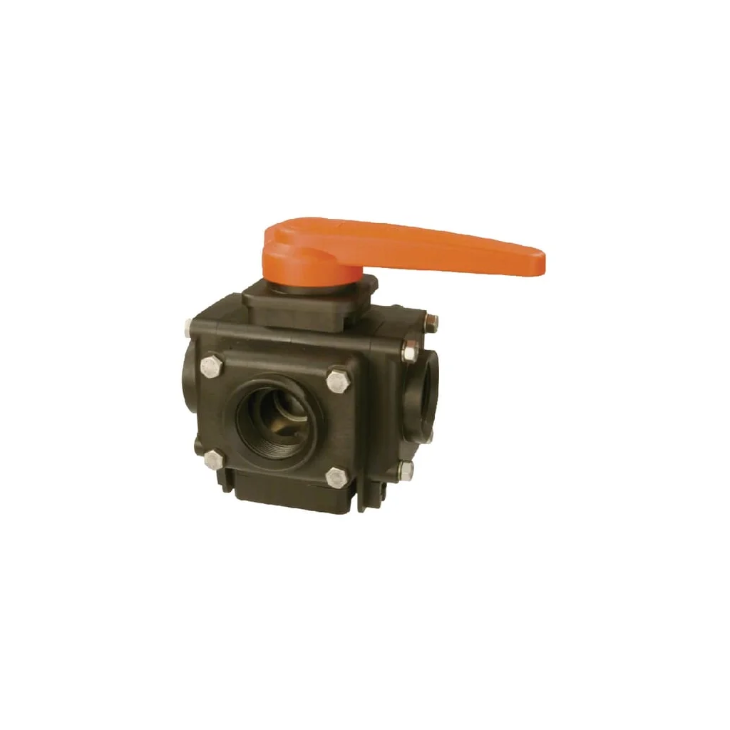 Robinet cu bilă 5 căi 1 1/2" 12 bari 453055A66