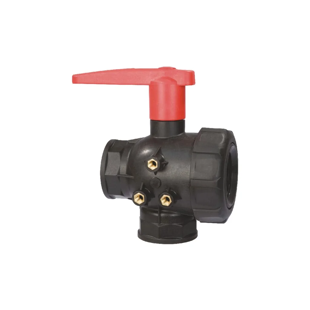 Robinet cu bilă 3 căi 1 1/2"cu mâner ridicat, continuu 45531116A