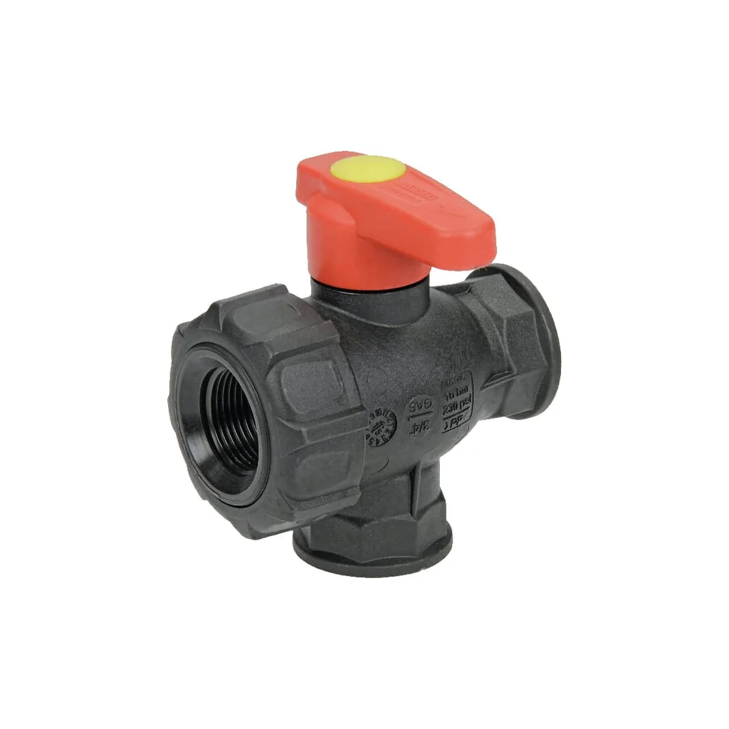 Robinet cu bilă 3 căi 3/4" continuu 45531113