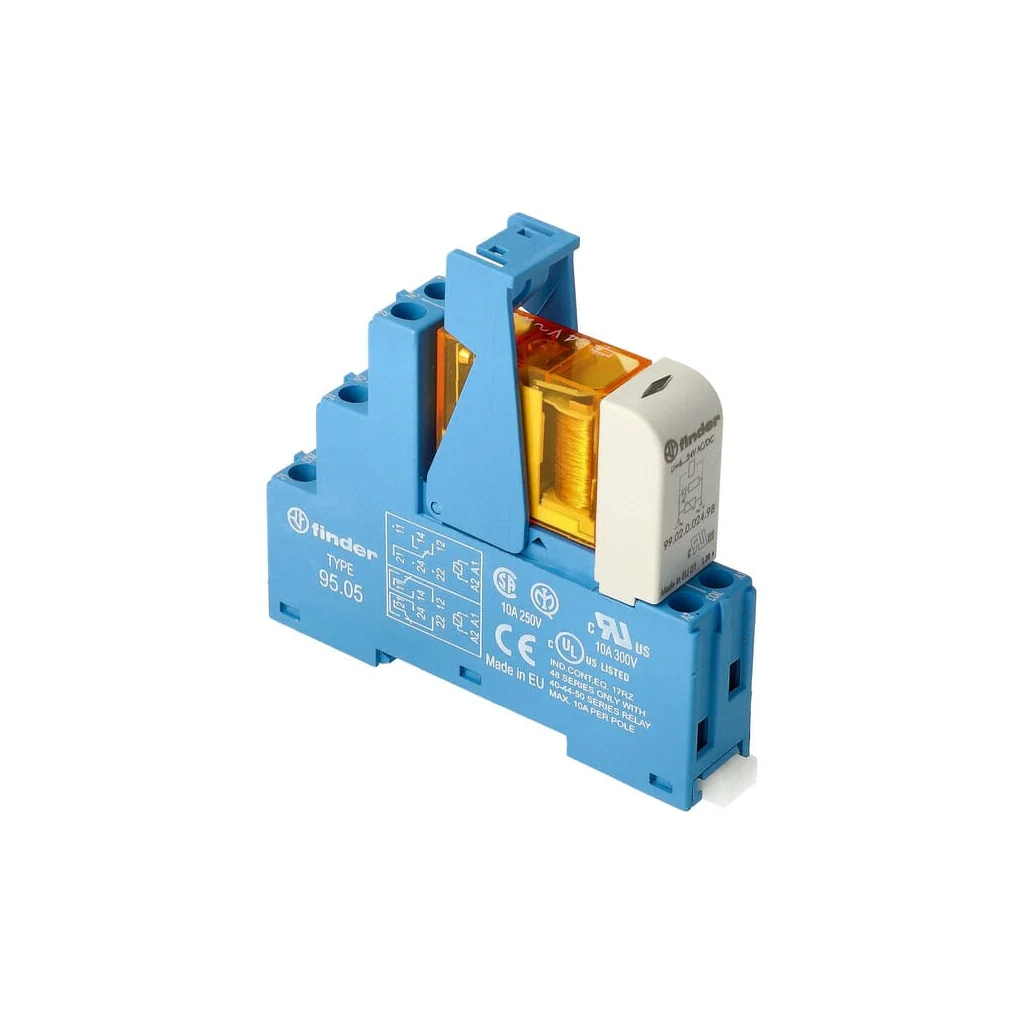 Interfață releu Mod. terminal cu șurub 2CO 8A/24V AC/Agni/LED/varistor 485280240060