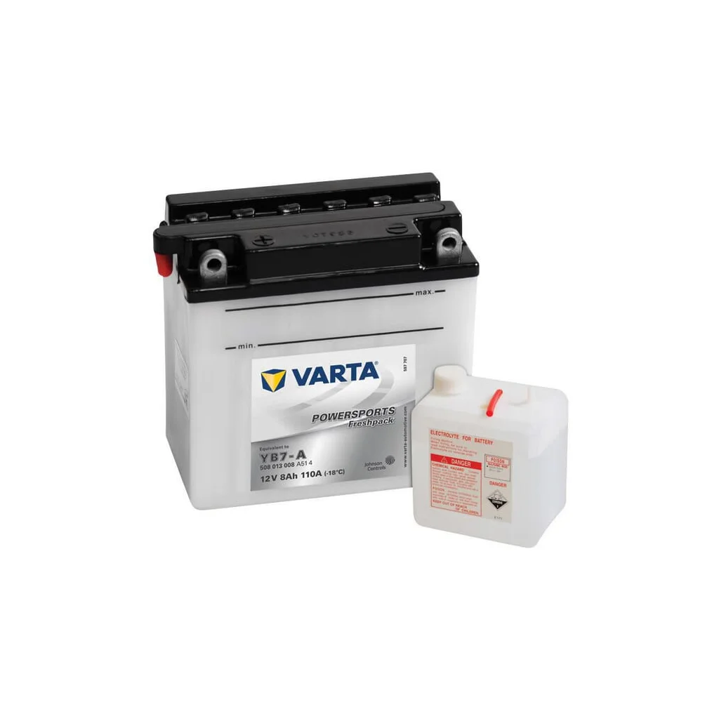 Baterie 12V 8Ah 110A Powersports Freshpack VARTA 508013011I314PS