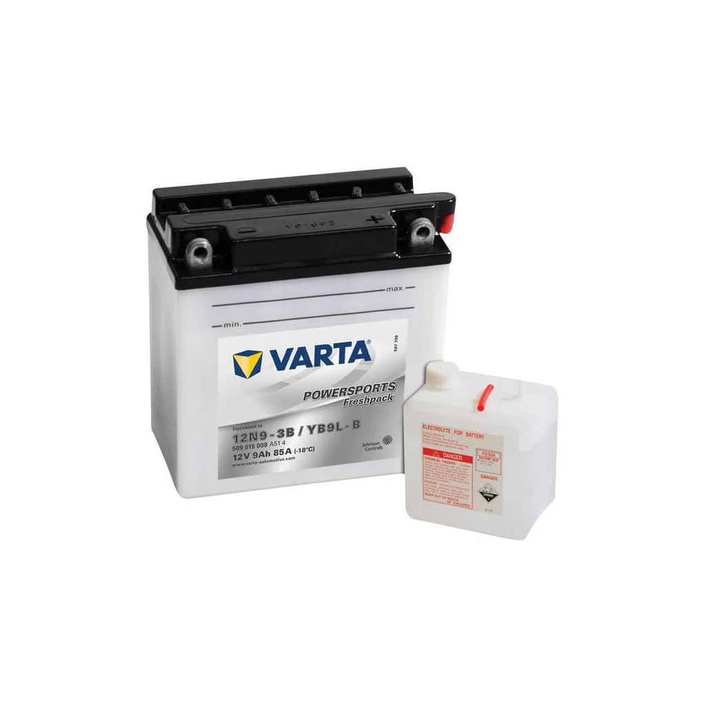 Baterie 12V 9Ah 85A Powersports Freshpack VARTA 509015009I314PS