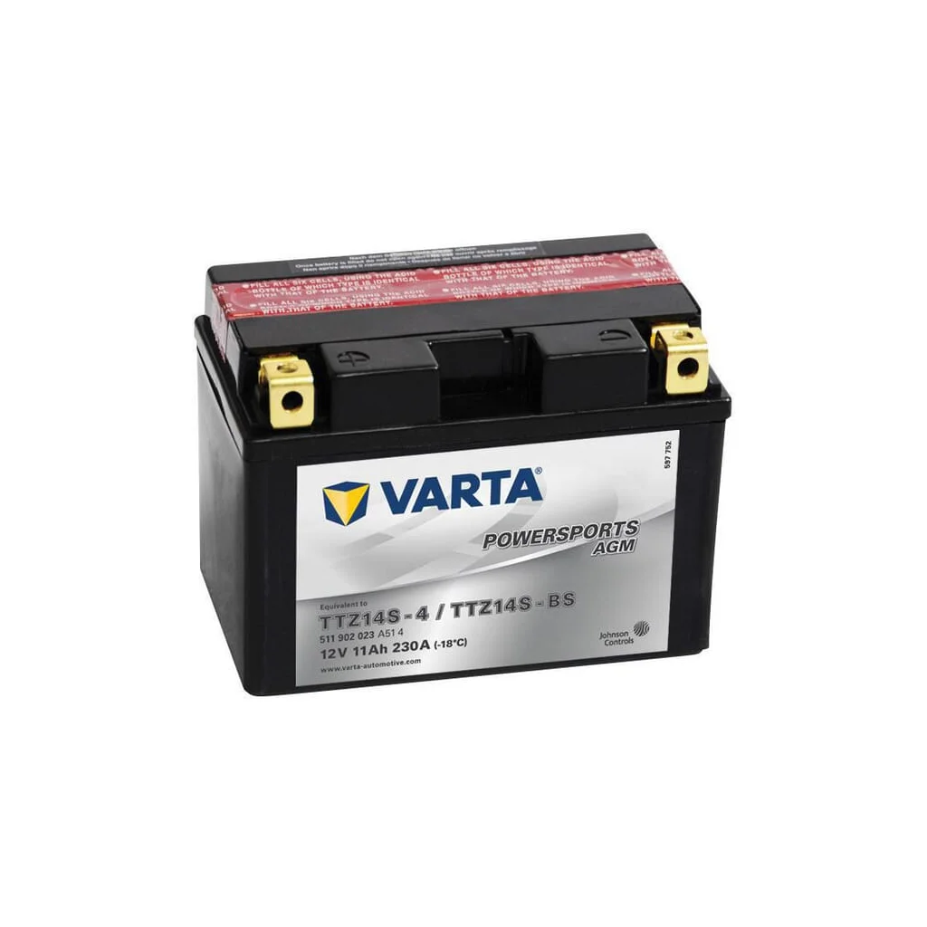 Baterie 12V 11Ah 230A AGM Powersports VARTA 511902023I314PS