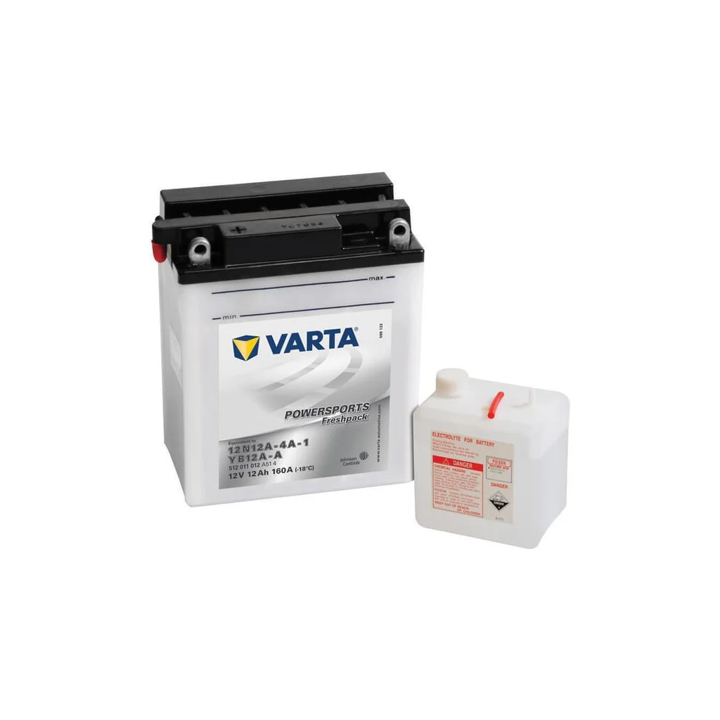 Baterie 12V 12Ah 160A Powersports Freshpack VARTA 512011016I314PS
