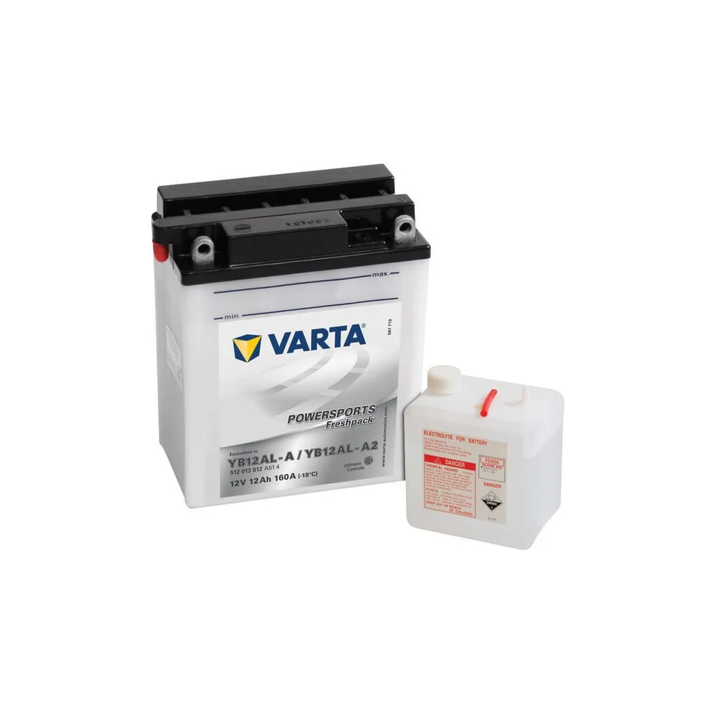 Baterie 12V 12Ah 160A Powersports Freshpack VARTA 512013016I314PS