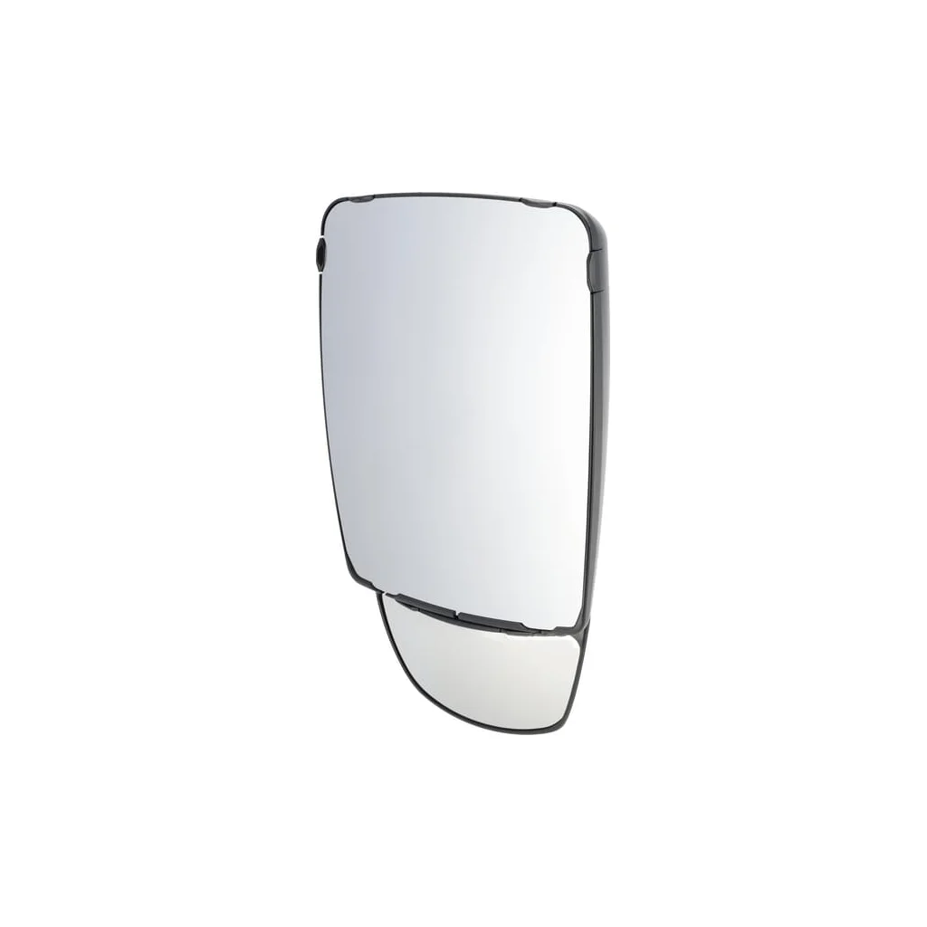Oglindă 1009, rază 1200/200, stânga/dreapta, reglabilă manual, încălzire 24V, diametru conexiune verticală 18-22 mm (suport bară