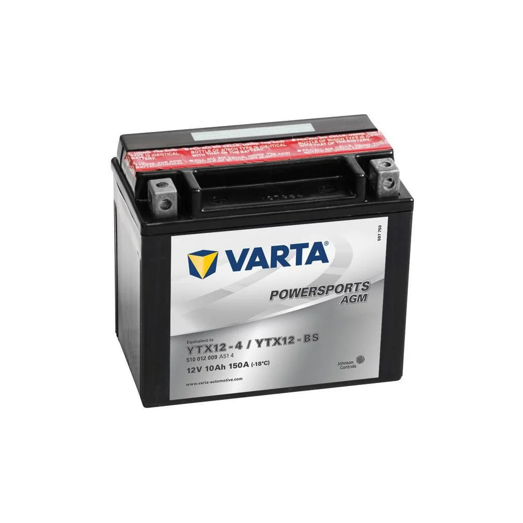 Baterie 12V 10Ah 150A AGM Powersports VARTA 510012015I314PS