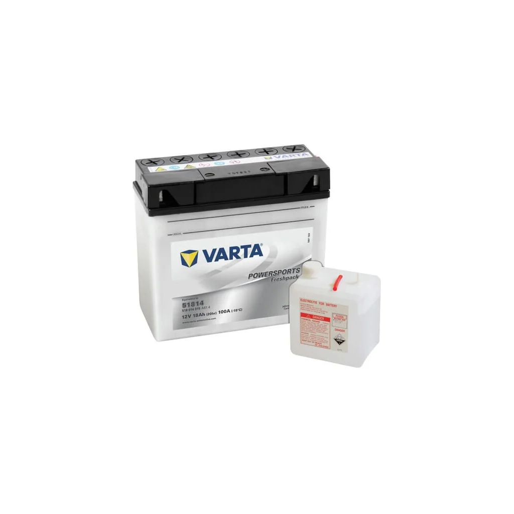 Baterie 12V 18Ah 100A Powersports Freshpack VARTA 518014010I314PS