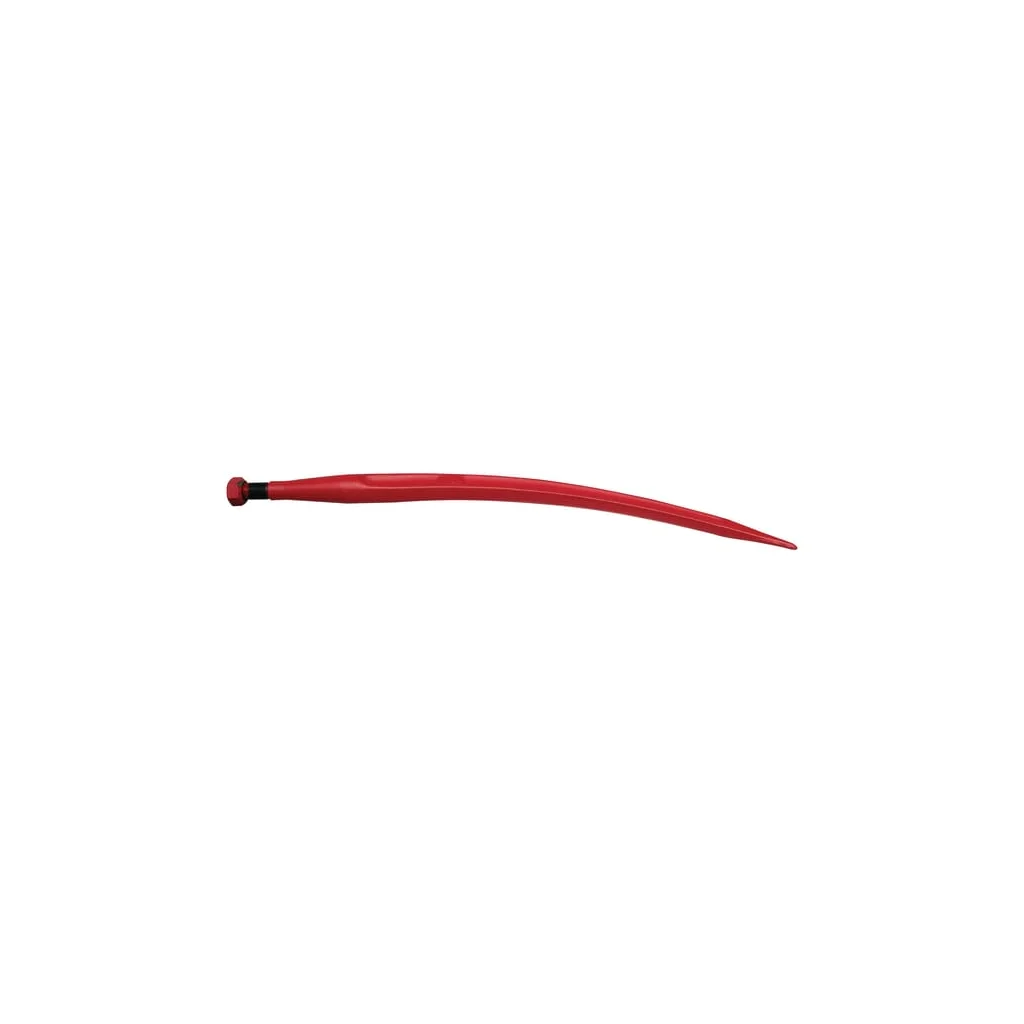 Dinte încărcător curbat profil pătrat 35,5x585mm piuliță M20x1,5mm vârf ascuțit roșu gopart 519360020