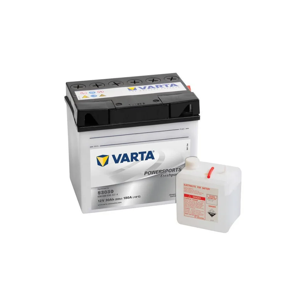 Baterie 12V 30Ah 300A Powersports Freshpack VARTA 530030030I314PS
