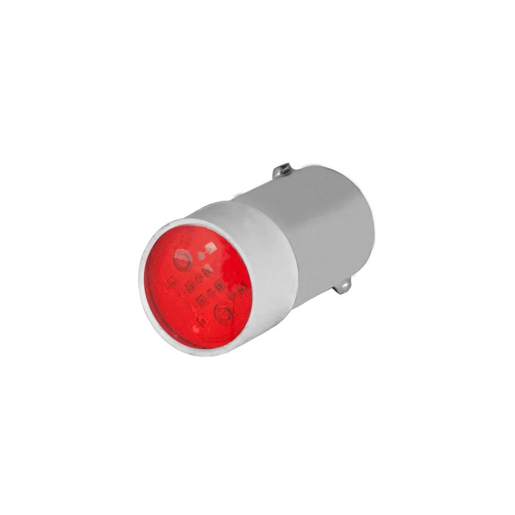 Bec led BA9s 12V roșu New-Elfin 010BA9SLR12