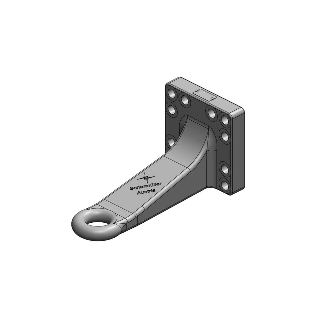 Ochet de remorcare diametru 50mm 160x160 offset L340 DIN 9678-2 00665460A02
