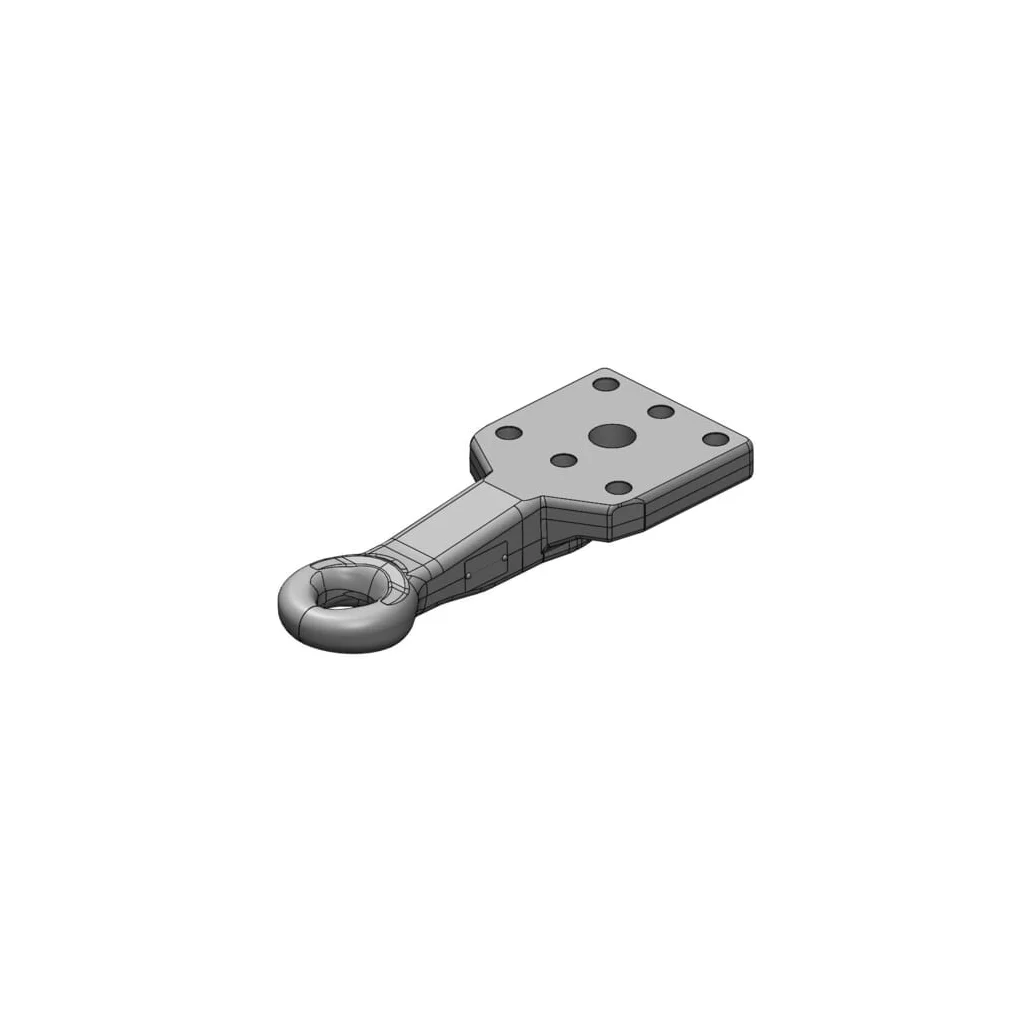 Ochet de remorcare cu diametrul de 40mm 130x115, flanșă orizontală 00655510A02