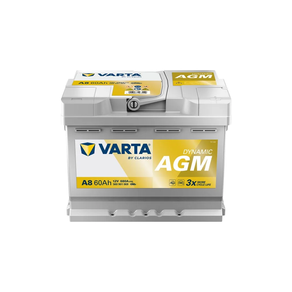 Baterie 12V 60Ah 680A A8 VARTA Dynamic AGM 560901068