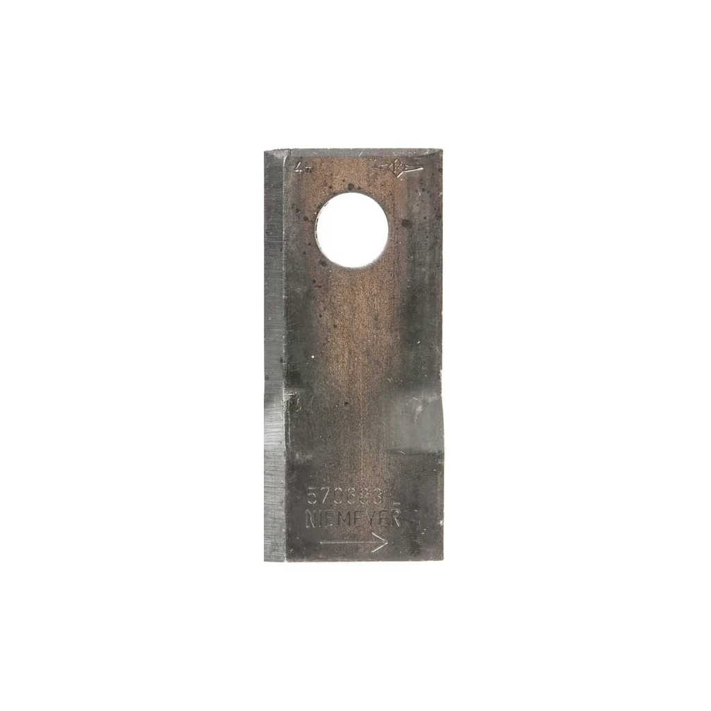 Lamă cositoare stânga 107x48x4mm orificiu 19mm pachet 25 buc. potrivită pentru Niemeyer 570683
