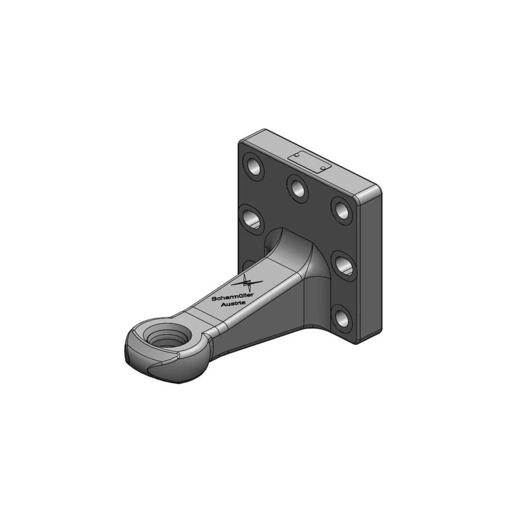 Ochet de remorcare cu diametrul de 40 mm, 145x145 offset cu bucșă DIN 11026 00654500A02