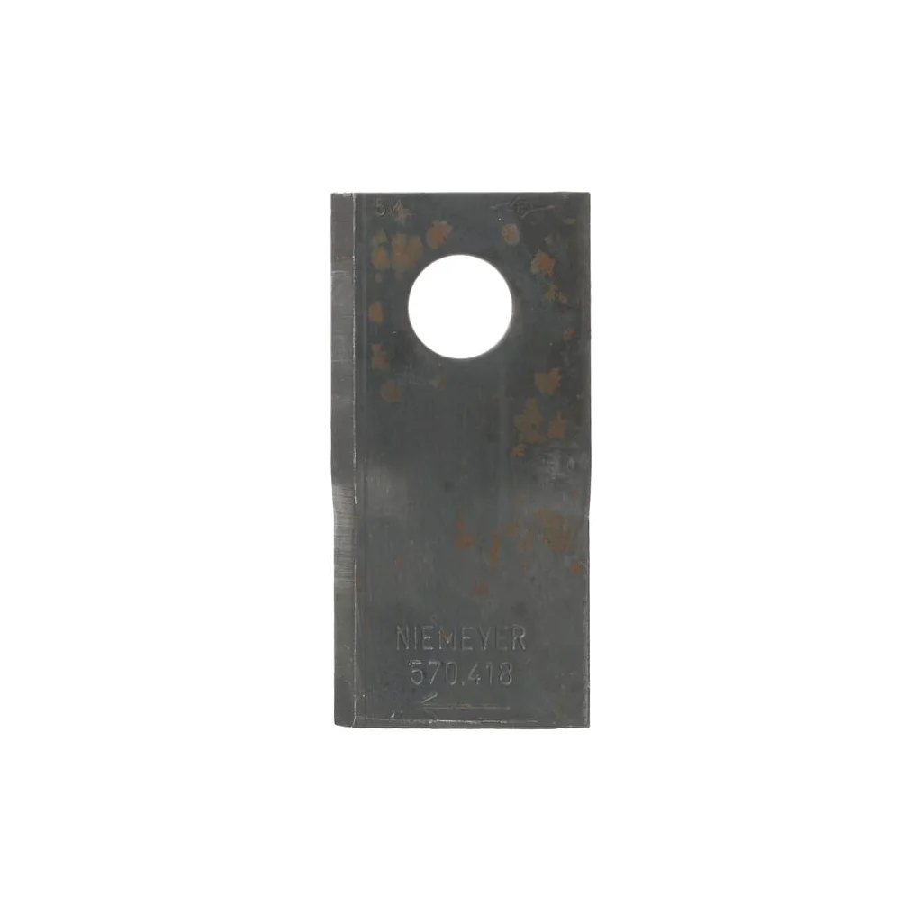 Lamă cositoare dreapta 100x48x3mm orificiu 19mm potrivită pentru Niemeyer 570418