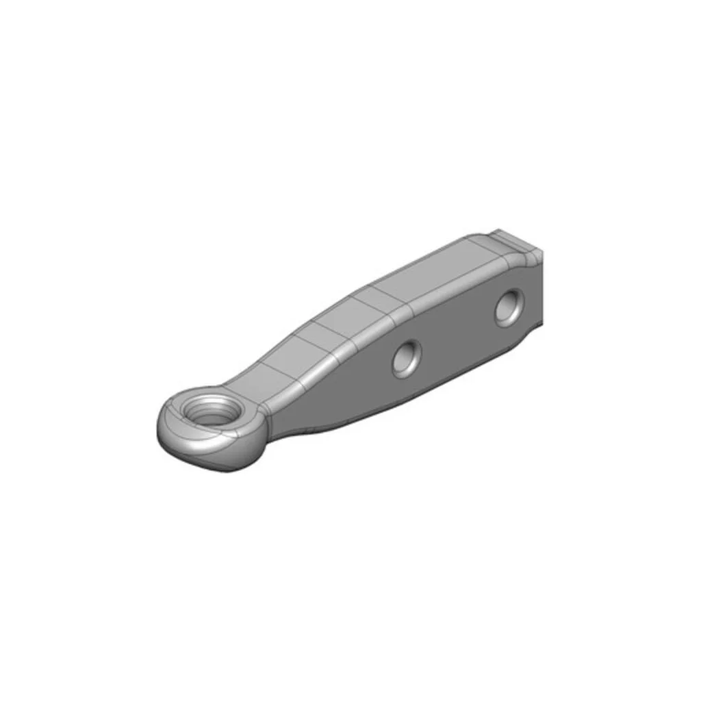 Ochet de remorcare diametru 40mm, tijă 100x65, 2 găuri diametru 28mm, Stepa DIN 11026 006512130A02