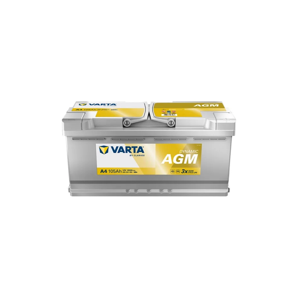 Baterie 12V 105Ah 950A A4 VARTA Dynamic AGM 605901095
