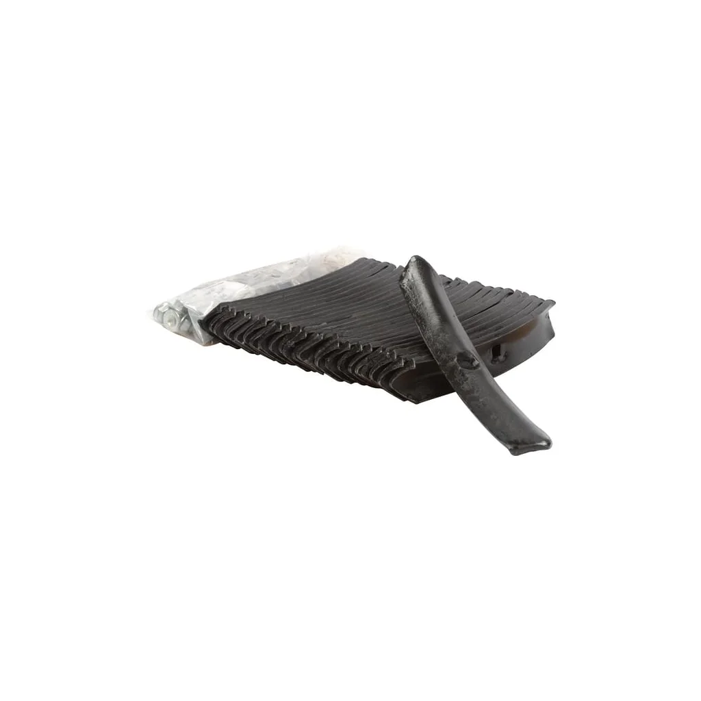 Brăzdar cultivator 220x40x6mm reversibil curbat 1 orificiu potrivit pentru Väderstad 6070400523