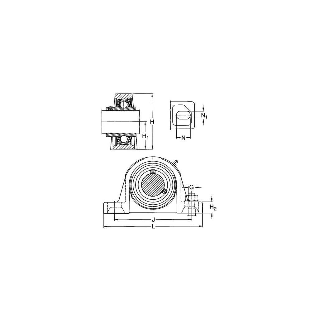 Lagăr cu rulment SY 25 TR 7500SY25TR