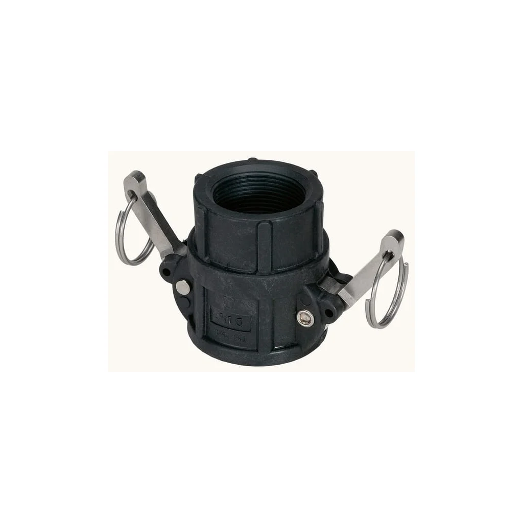 Cuplă Camlock tip D 3", filet mamă, polipropilenă 8034504