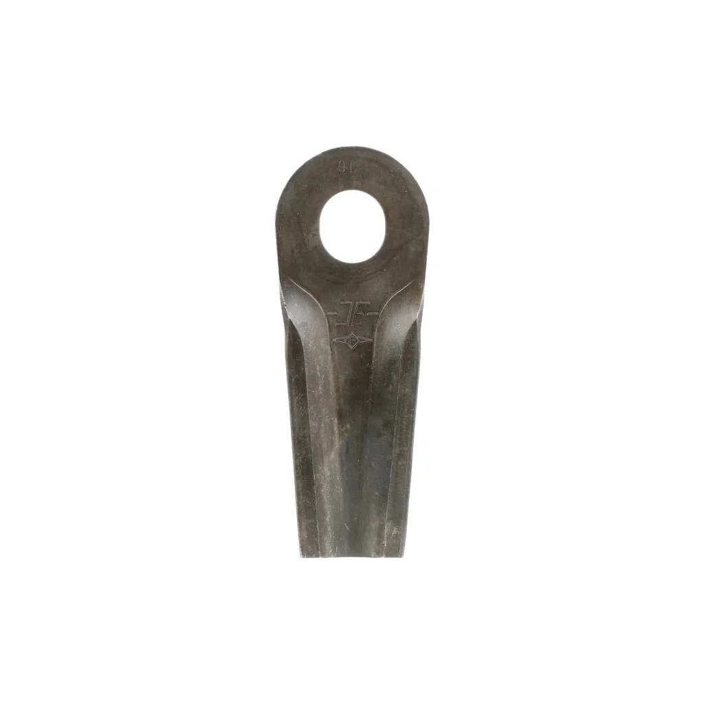 Lamă cositoare stânga/dreapta 132x50x4mm orificiu 23x20,5mm oval potrivită pentru Kongskilde JF/Stoll 8113800013