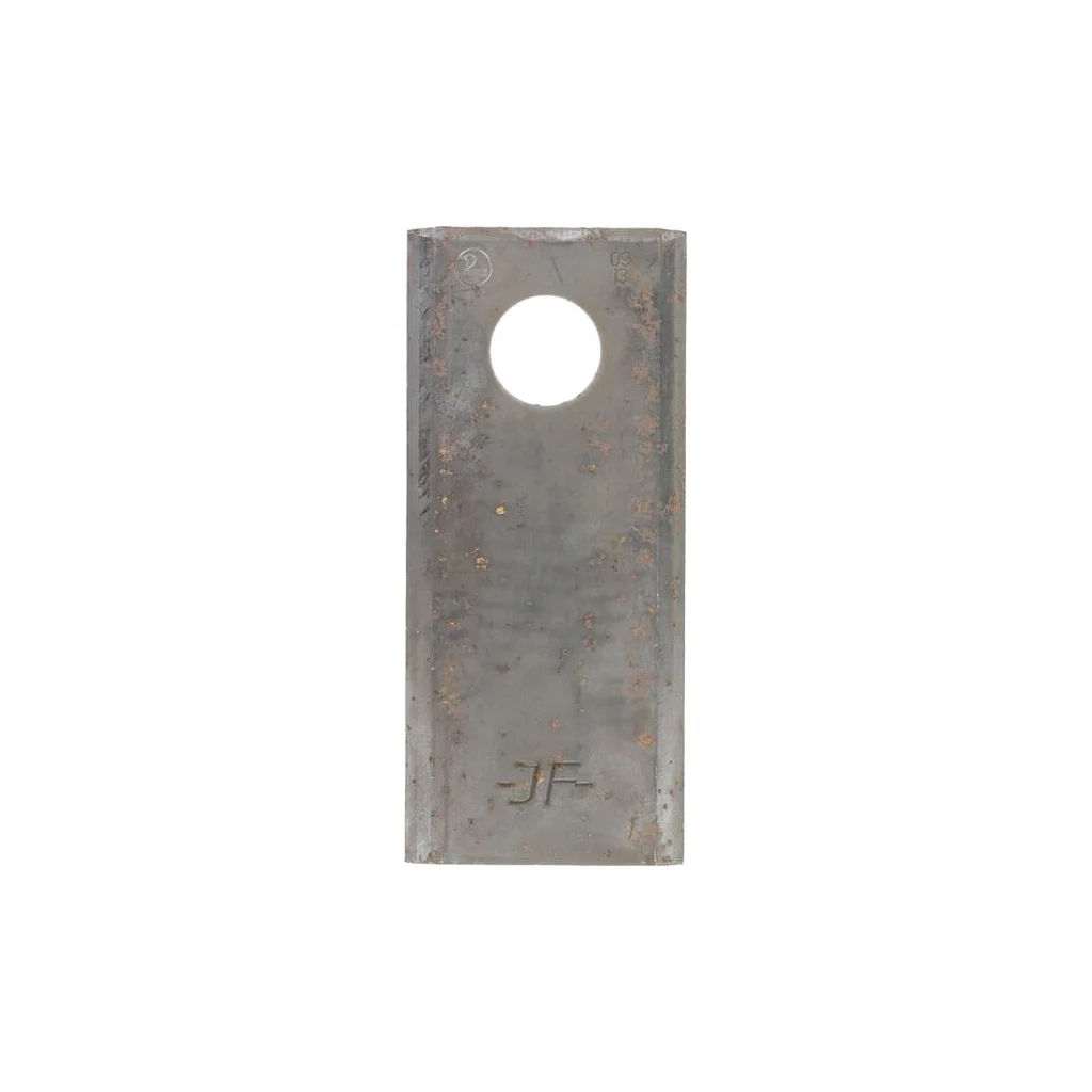 Lamă cositoare stânga/dreapta 114x48x4mm orificiu 19mm pachet 25 buc. potrivită pentru Kongskilde JF/Stoll 8113800027