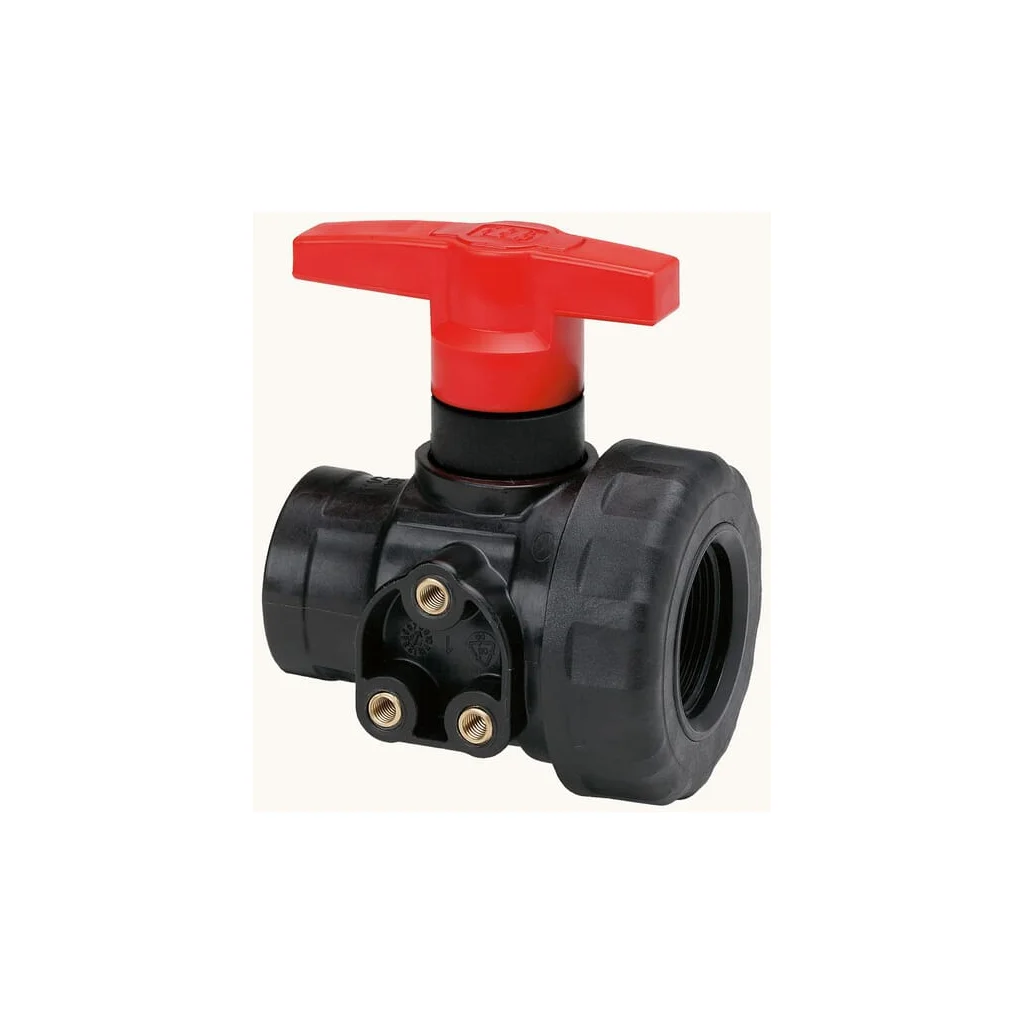 Supapă cu bilă, două căi, 3/4", montare pe panou 8217201