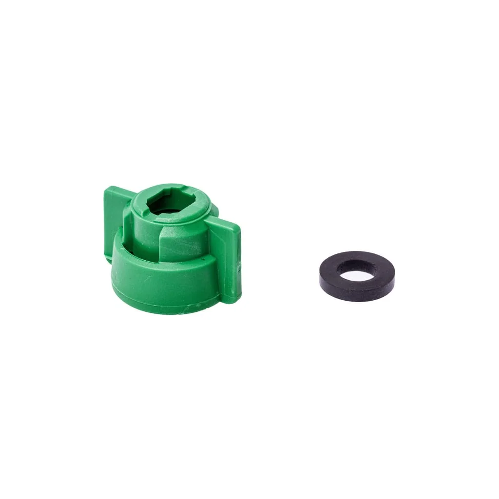 Capac duză baionetă SW10/8 verde cu garnitură 25 buc. Geoline 8253078P025