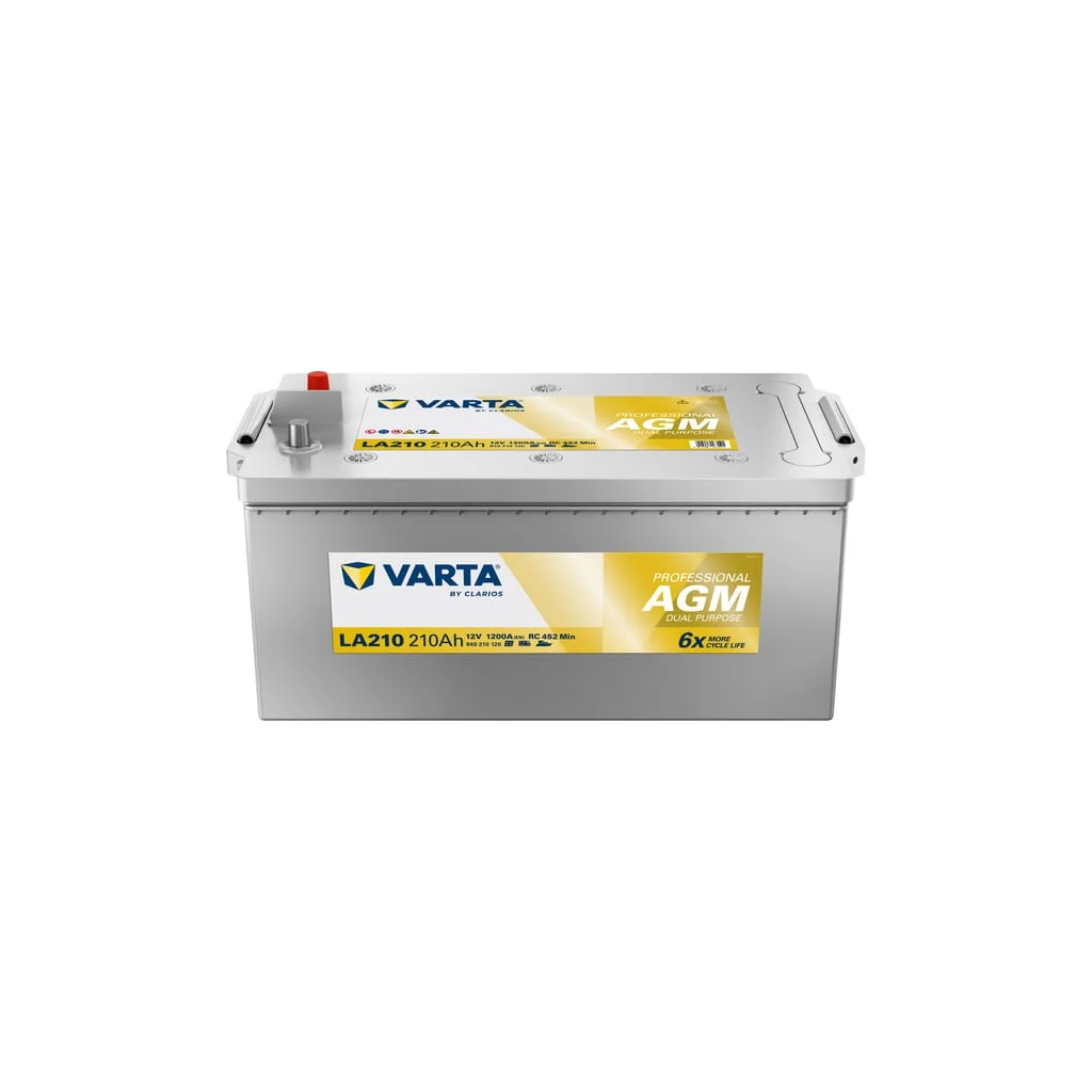 Baterie 12V 210Ah 1200A LA210 VARTA Professional Dual Purpose AGM 840210120