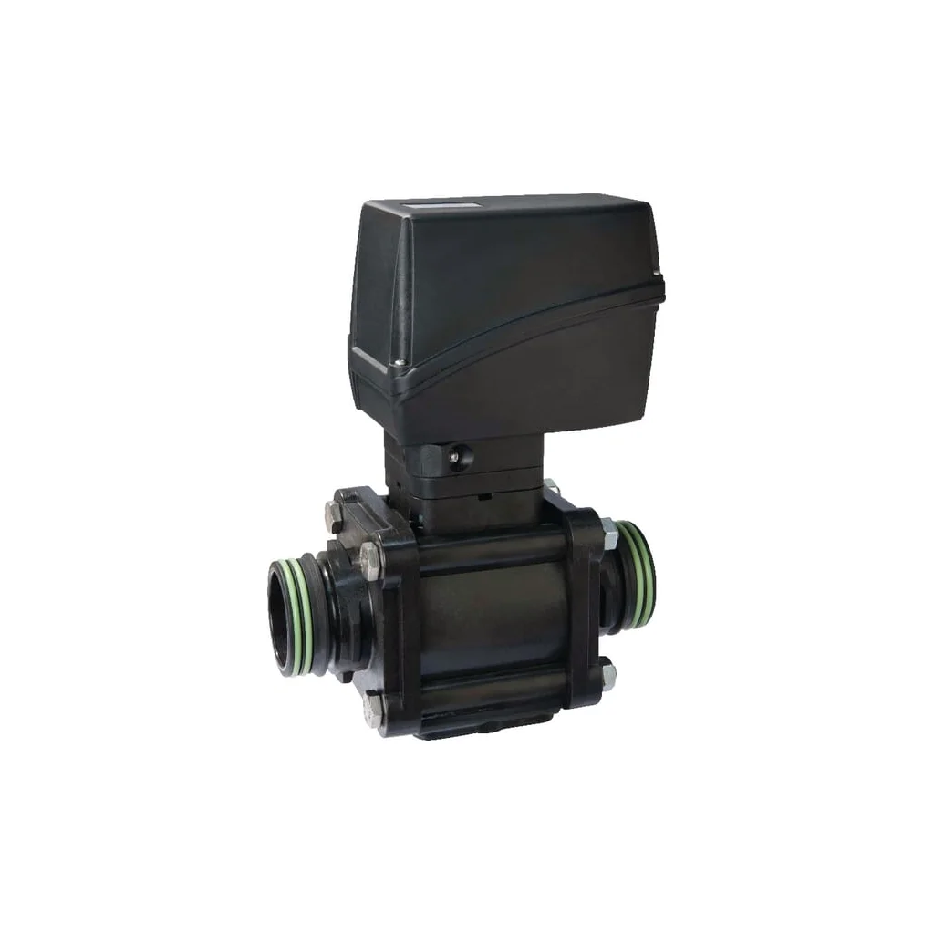 Robinete electrice cu bilă cu 3 căi, cu șuruburi, cu admisie laterală și cuplaje tip furcă T6 853T14S66