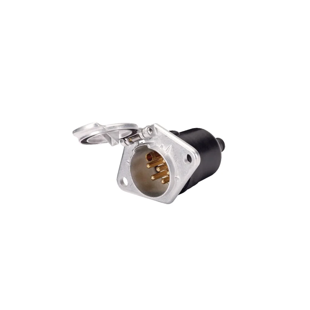 Priză cu 7 pini, metal, terminal cu lame 8JB003834021