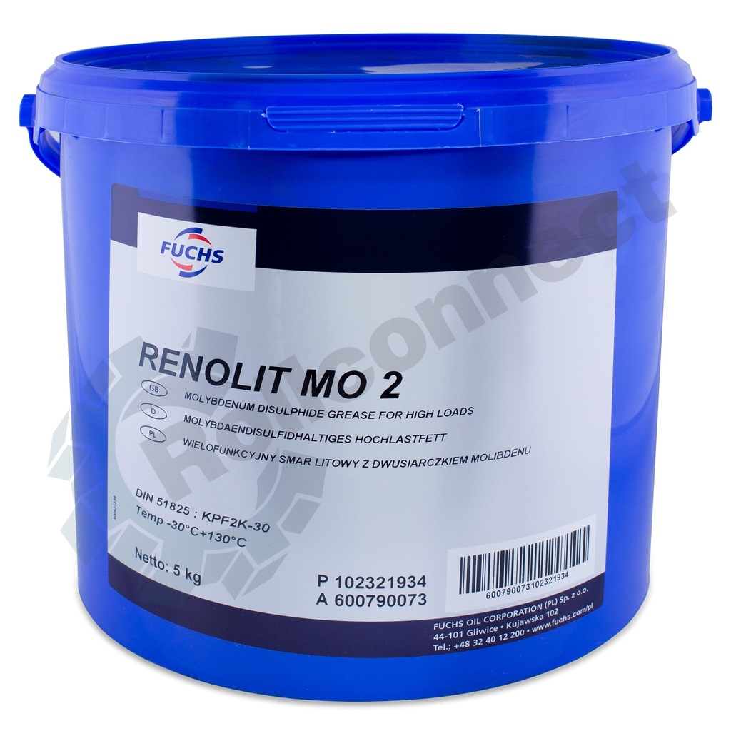 Vaselina cu litiu si molibden Renolit Mo2 5kg