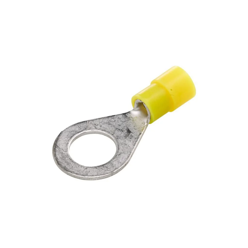 Conector inelar, diametru 10.5mm Seria A, galben, 4-6mm² blister (50x), Hella 8KW178042242