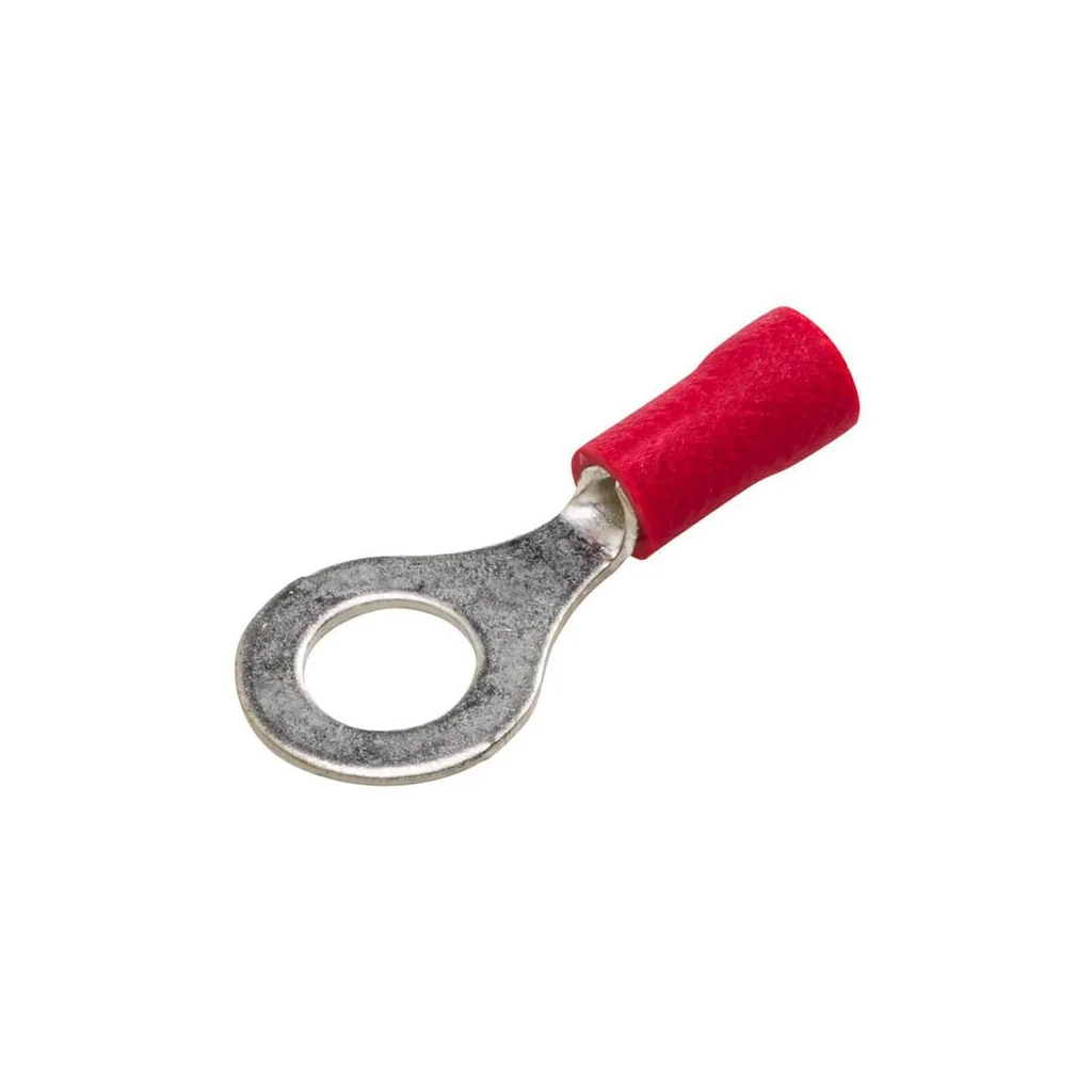 Conector inelar, diametru 6.5mm Seria A, roșu, 0.5-1mm² blister (100x), Hella 8KW744772003