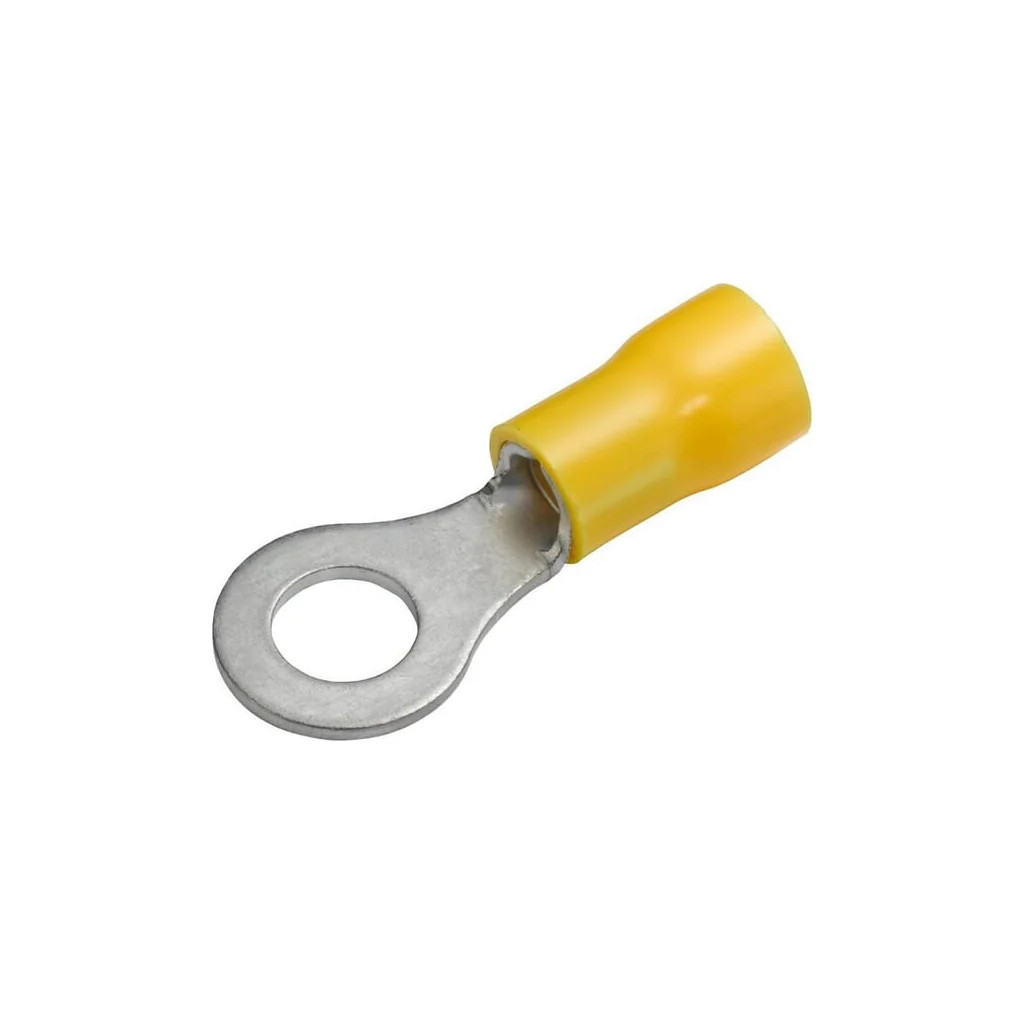Conector inelar, diametru 5.3mm Seria A, galben, 4-6mm² blister (50x), Hella 8KW044029003