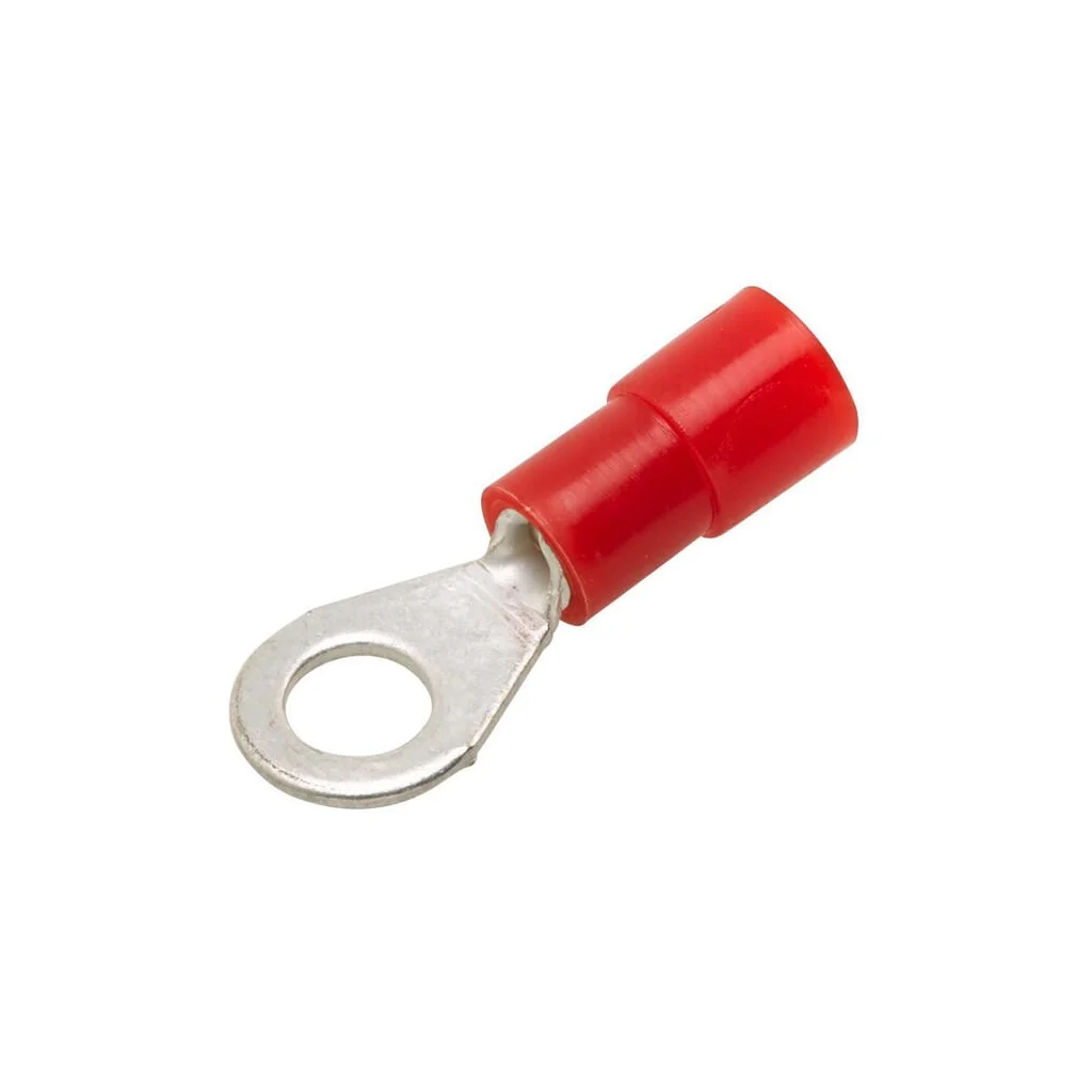 Conector inelar, roșu, 0,5-1,5mm² diametru 4,3mm Seria A, blister (100x), Hella 8KW178042012