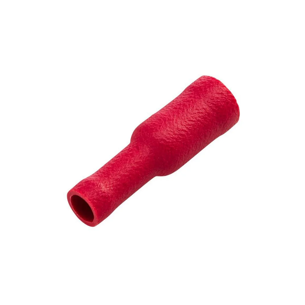 Conector tip glonț mamă, roșu, diametru 0,5-1mm², 4mm Seria A, blister (10x), Hella 8KW045145812