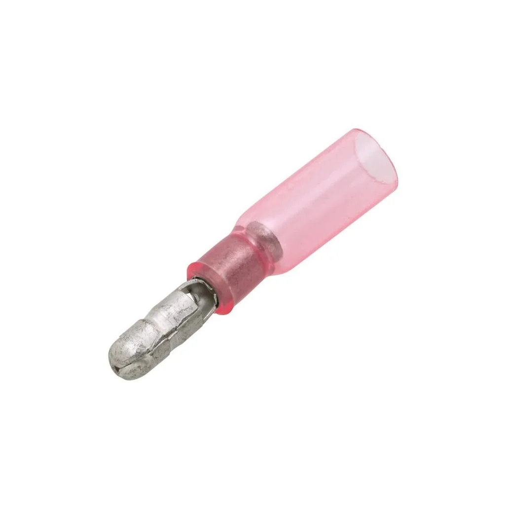 Conector tip glonț tată, roșu, diametru 0,5-1mm², 4mm, blister (25x), Hella 8KW744765003
