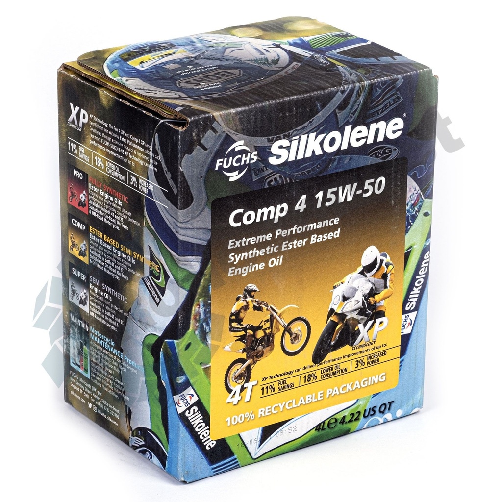 SILKOLENE COMP 4 SAE 15W-50 XP 4L
